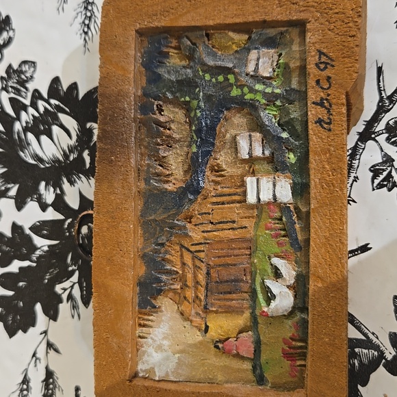 Rustic Farm Scene Miniature Painting so5 - Picture 2 of 5
